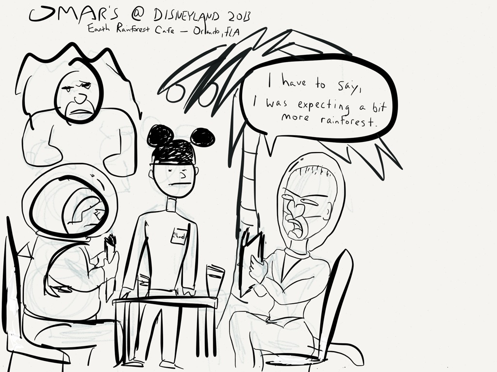 Omar's at Disneyland 2013